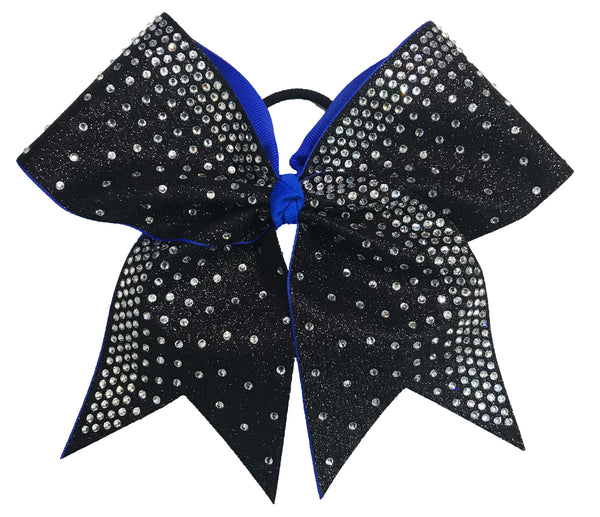Rhinestone Rain Glitter Competition Cheer Bow – Shop The Ultimate Bow
