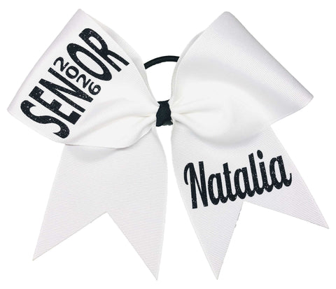 Rise Above Senior Cheer Bow | Cheerleading Hair Bow | Senior Bow