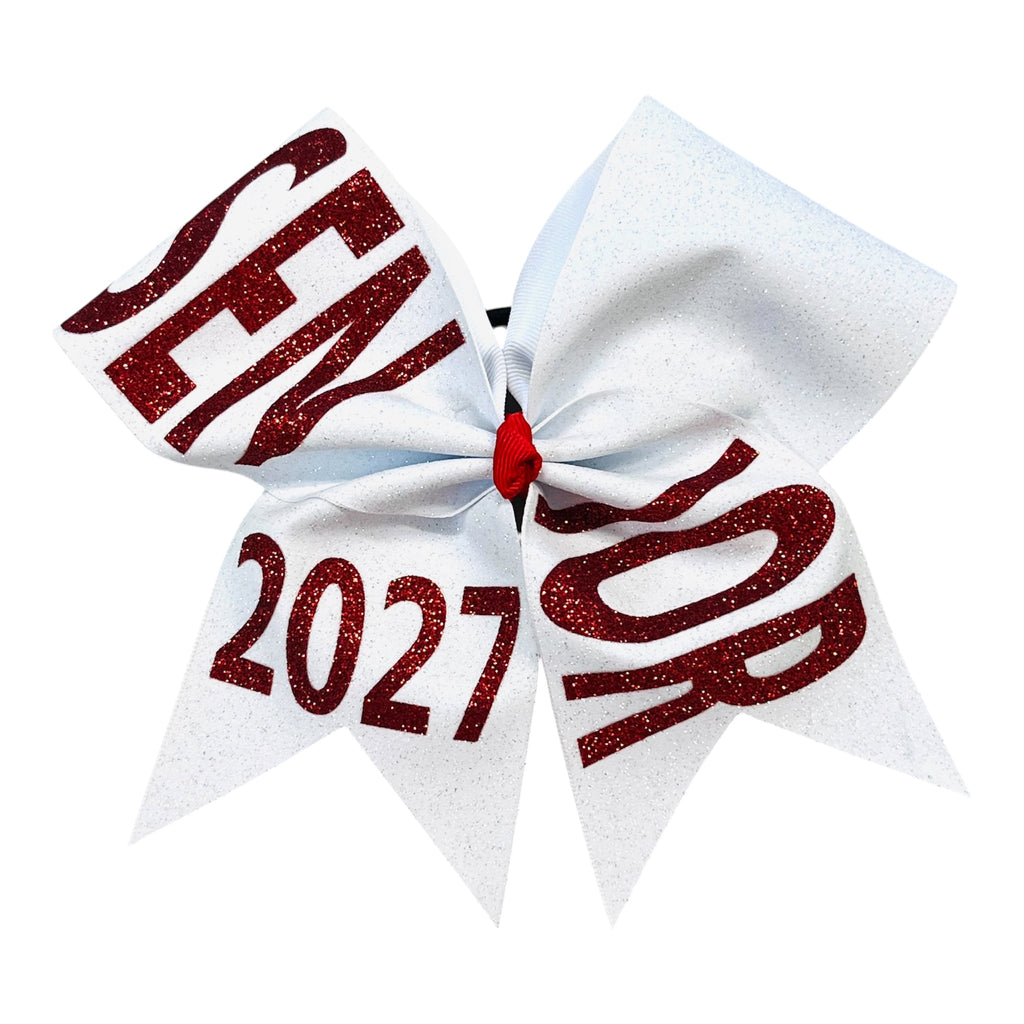 Senior Glitter - Class of 2026 | Senior Cheer Bow | Graduation Bow