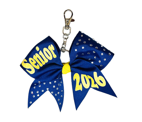 Rhinestones Senior 2026 - Class of 2026 | Dark Royal Blue| Lemon Sugar Yellow