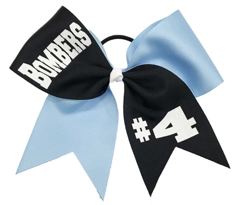 Superior Teamwork Cheer Bow | Softball Hair Bow