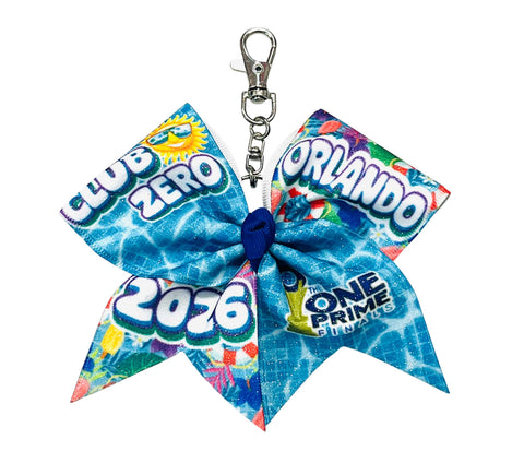 The ONE - Club Zero Glitter Key Chain Cheer Bow - Orlando 2026