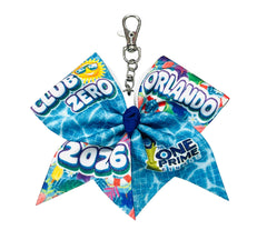 The ONE - Club Zero Glitter Key Chain Cheer Bow - Orlando 2026