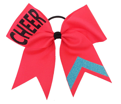 Top-Notch Glitter Chevron Cheer Bow