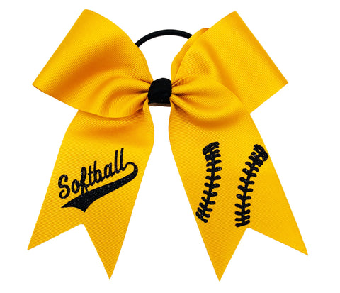 Ultimate Fastpitch Softball Hair Bow