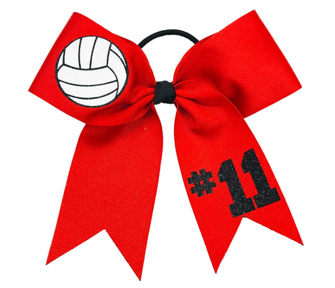 Volleyball Player Hair Bow | Personalized Cheer Hair Bows