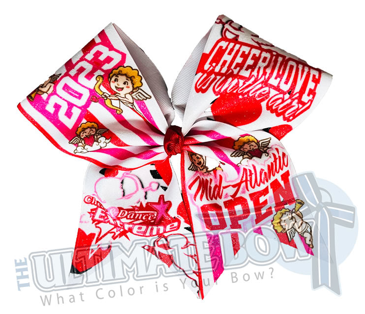 Mid-Atlantic Open Championship | Glitter Event Bow | February 2023 | Cheer and Dance Extreme Big Glitter Bow