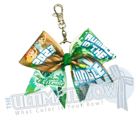 CDE - Rumble in the Jungle Keychain Glitter Cheer Bow - January 2023