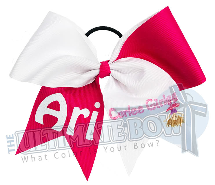 Curlee Girlee Personalized Logo Bow