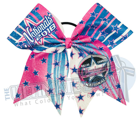Spirit Celebration - Dallas Cowboys Cheerleaders (DCC) Nationals 2018 Event Glitter Bow