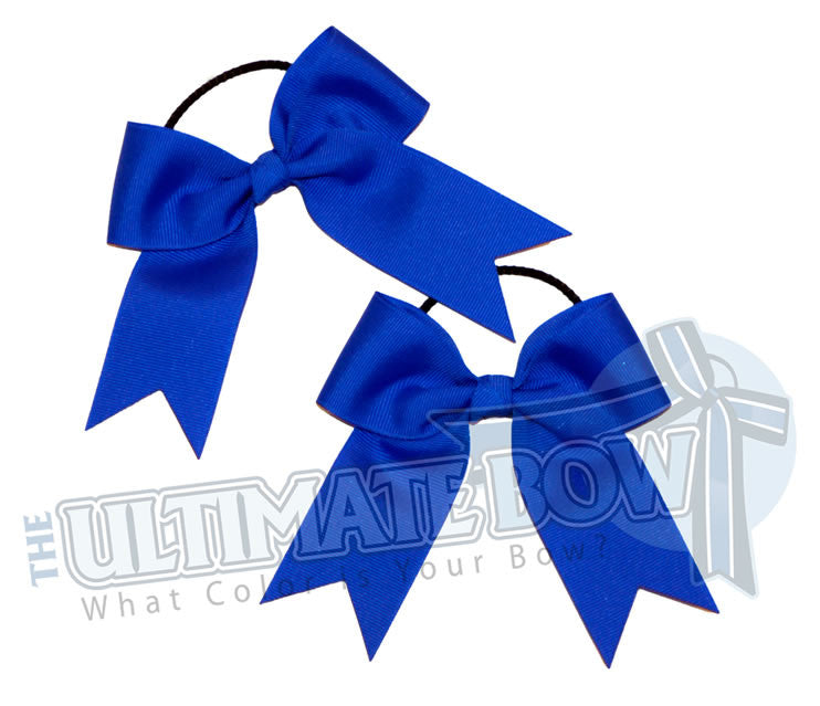 Chixx Solid Plain Basic Cheer Dance Softball Bows - Navy Blue - Chixx Hair  Bows