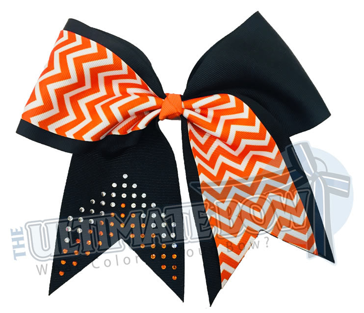 chevron-rhinestone-cheer-bow-game-bow-varsity-football-sparkle-orange-black