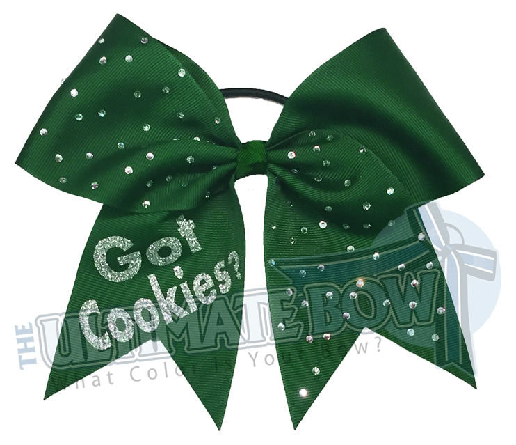 girl-scout-got-cookies-rhinestone-hair-bow-juniors-seniors-green-scouts-cookietime