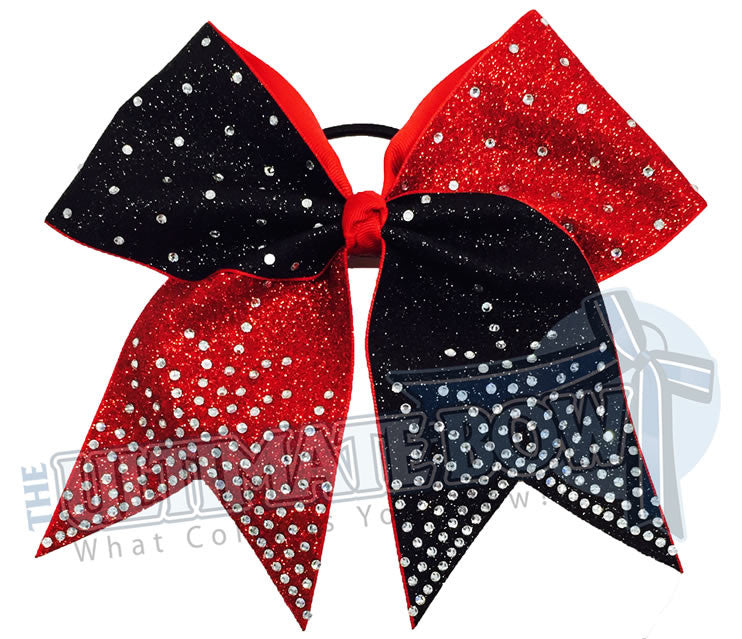 rhinestone-glitter-red-black-glitter-crystal-clear-rhinestones-cheer-bow-full-glitter-crown-rhinestones