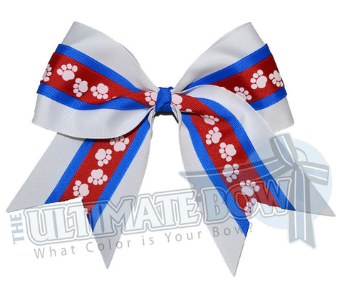 mighty-roar-paw-print-ribbon-cheer-bow-red-electric-blue-white