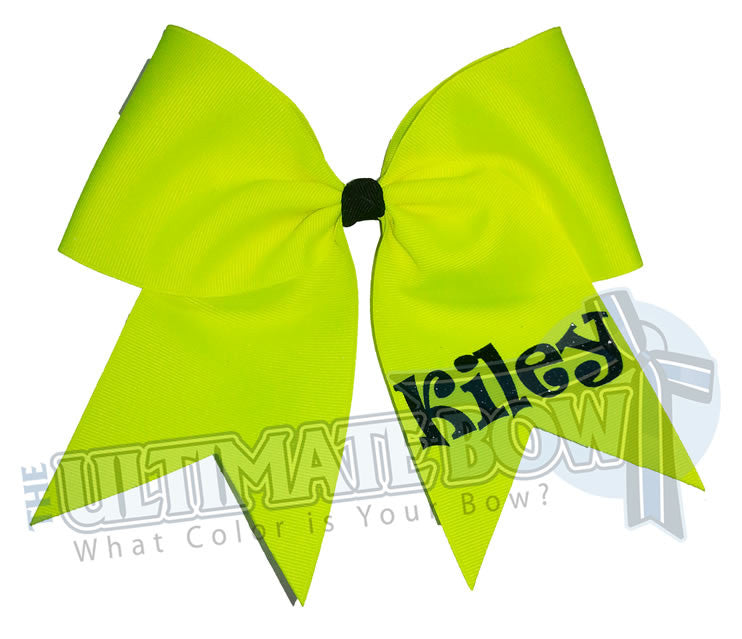 personalized-cheer-bow-my-bow-neon-yellow-black-glitter