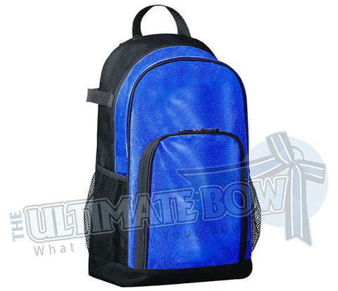 Royal Blue sparkle glitter back pack | cheer-bag-softball bag | Augusta-1106 | All Out Glitter Back Pack