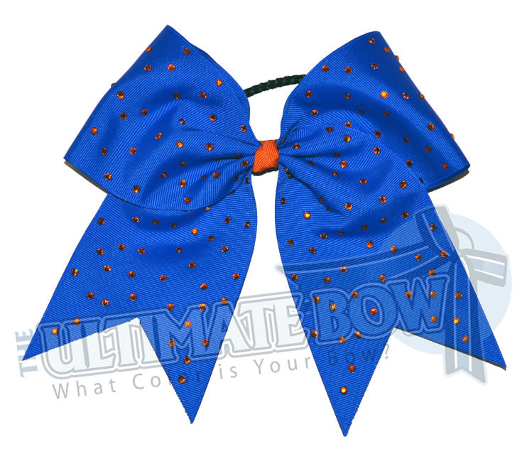 Glitter Bow with Rhinestone Scatter