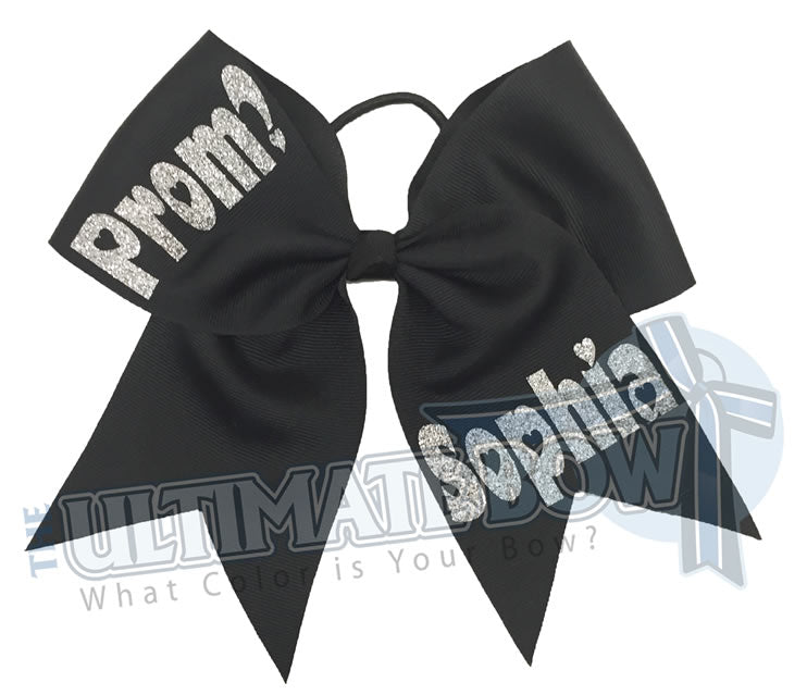 Prom-Please-Big-Dance-Go-To-Prom- HOCO-Homecoming-ask a girl to the dance- black-silver