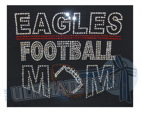 Eagles-Rhinestone-Football-Mom-tshirt-black-red