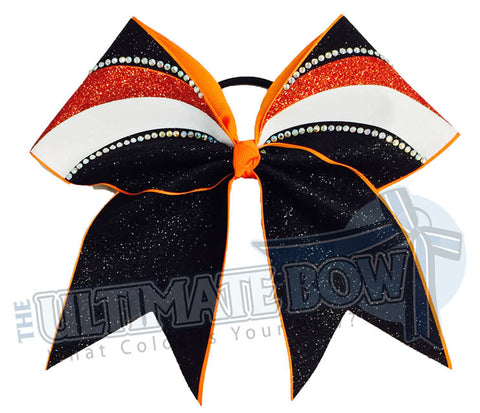 rhinestone-glitter-arch-orange-black-white-cheer-bow-full-glitter