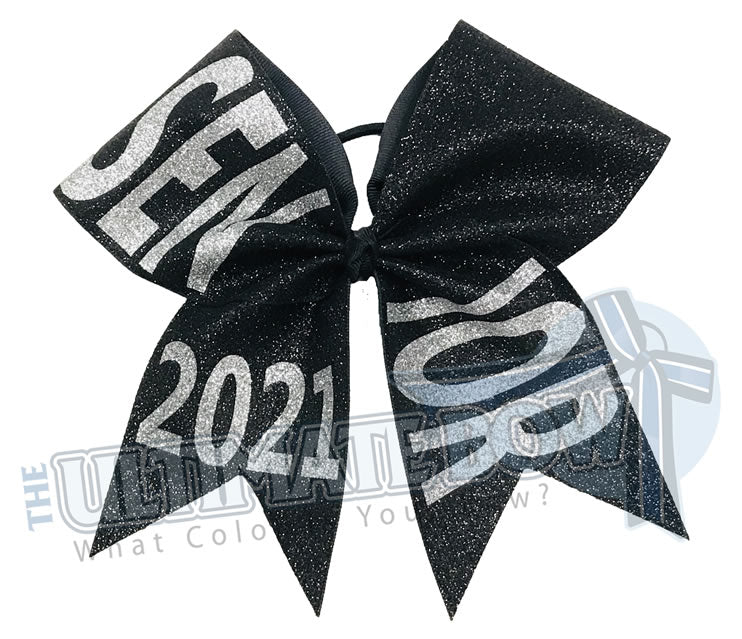 Personalized Name Mini Cheer Bow Keychain - Graduate Senior 2024 Bows