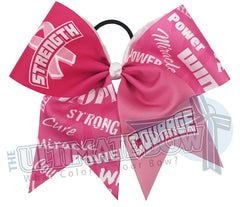 Strength courage breast-cancer-awareness-cheer-bow-softball-hot-pink-believe-support-pink-ribbon-awareness