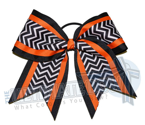 Superior Chevron Spirit Cheer Bow | Practice Cheer Bow