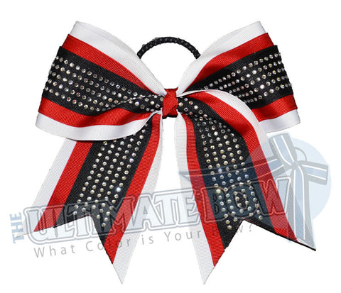 Superior Rhinestone Grace Cheer Bow | Rhinestone Cheerleading Bow