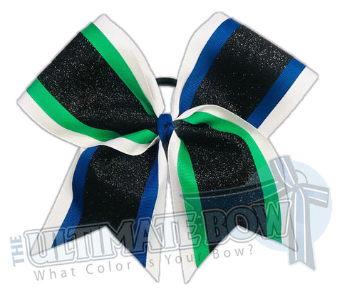 Superior Switch-Up Glitter Cheer Bow | Football Cheer Bow | Cheerleading Hair Bow