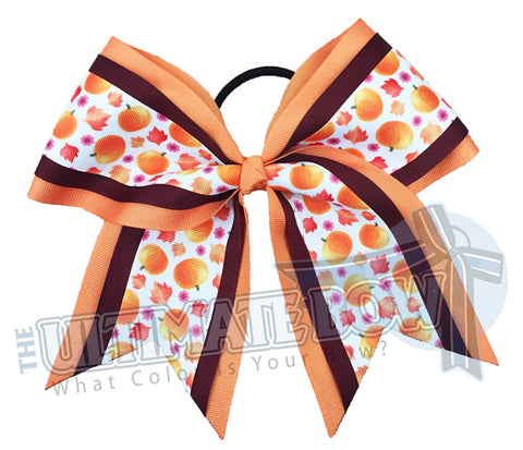 Sweet-pumpkins-fall-hair-bow-texas-sized-Halloween-cheer-bow-softball-bow-holiday-hair-bow-maroon