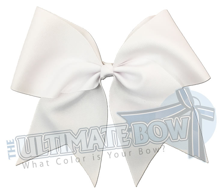 Plain-big-white-cheer-bow-superior-big-try-outs-cheerleading-bows