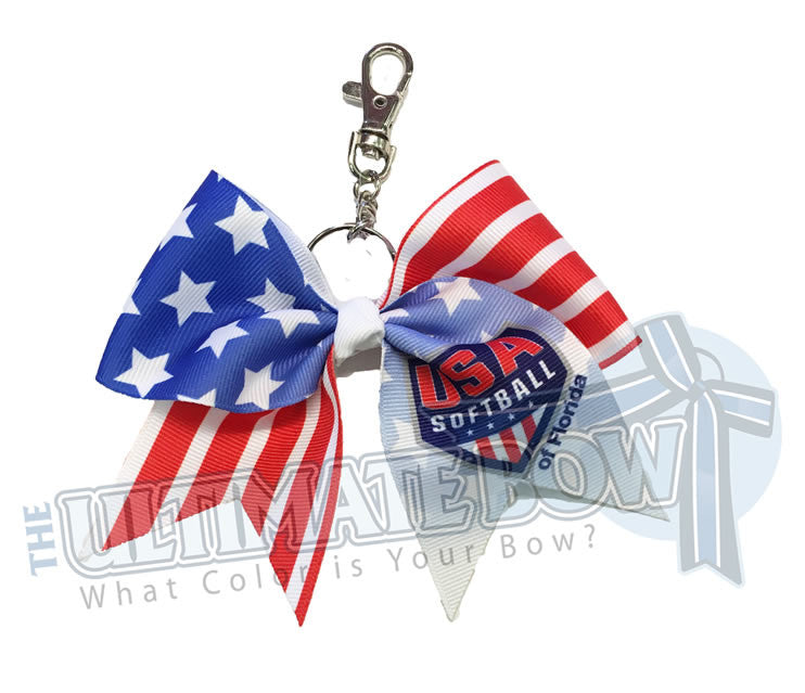 USA Softball of Florida - Official Keychain Bow