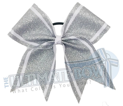 Full Glitter Sidelines - Cheer Bow | Cheerleading Hair Bow | Glitter Cheer Bow